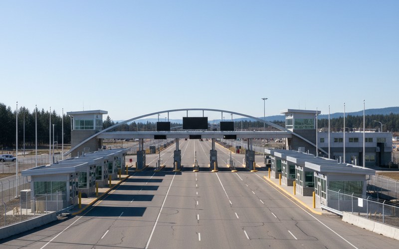 U.S.-Canada border crossing port of entry for TN visa application